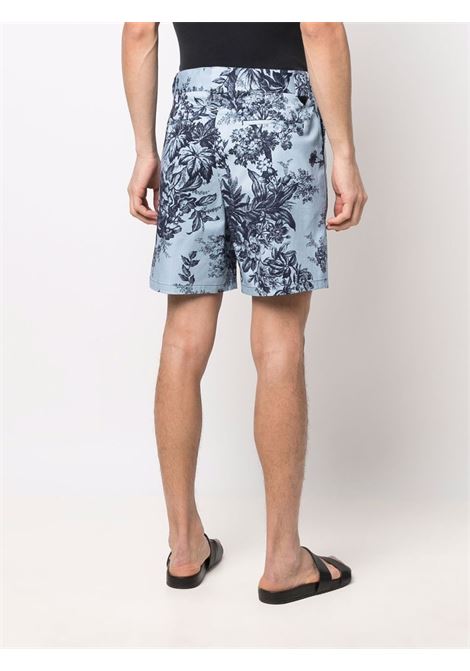 shorts con stampa floreale ERDEM | Shorts | 604MPEFG LUCASBLUE/NAVY